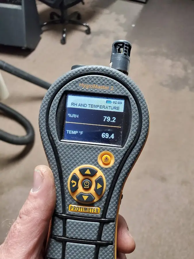 Moisture meter humidity assessment for Mold Remediation & Removal in Lenox